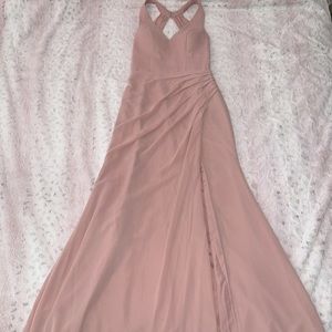 JJ’s House size 2 rose gold backless dress